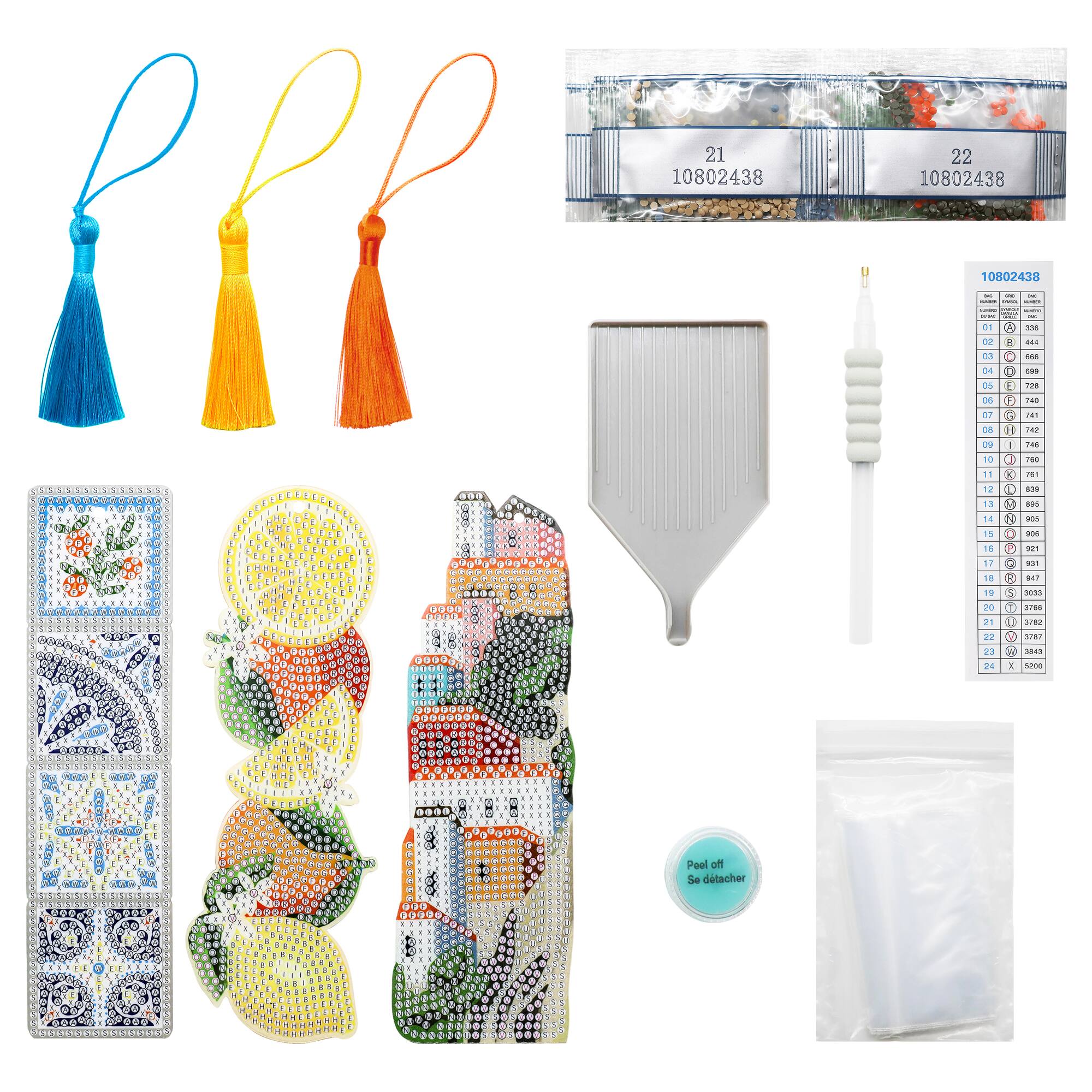 Citrus Diamond Art Bookmark Kit by Make Market®